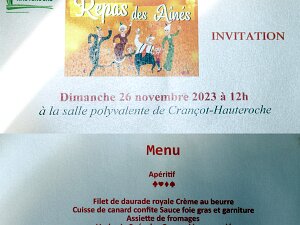 2023 Repas des anciens Hauteroche